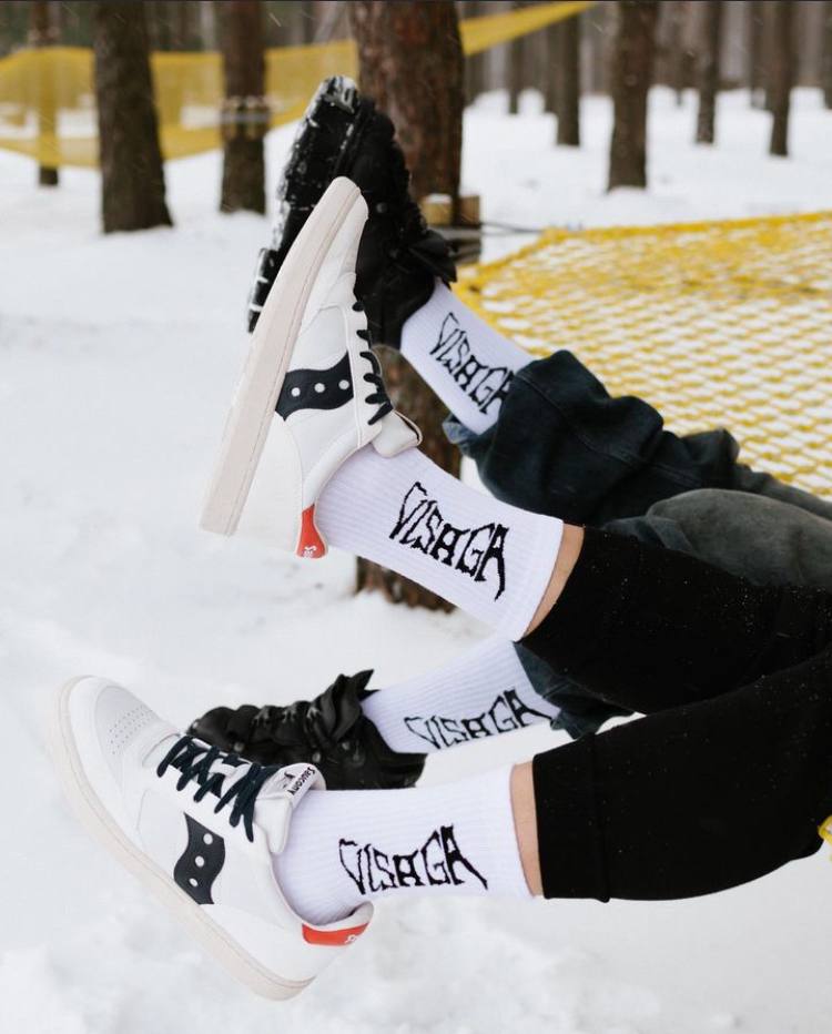 Socks Visaga white