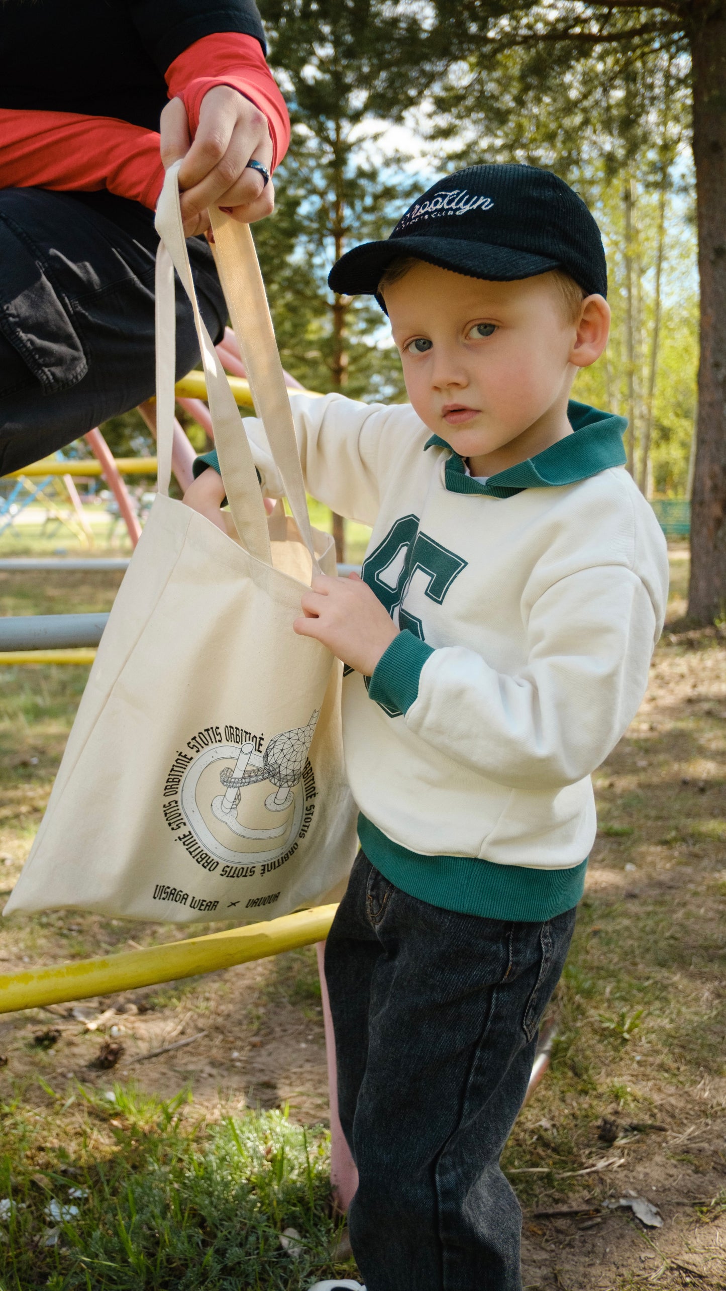 Handmade Tote bag Orbital Station x VAVOVA